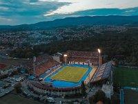 Stadion Maksimir noću